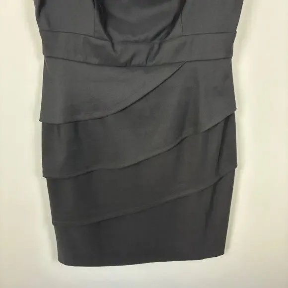 Dressbarn Collection Black Sheath Dress 14 Audrey old money career office - Picture 4 of 8